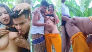 Horny Village Bhabi Outdoor Fucking Romance