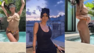 Famous Actor And Model Mia Khalifa Teasing In Bikini Latest Onlyfans Private Fully Nude Clip